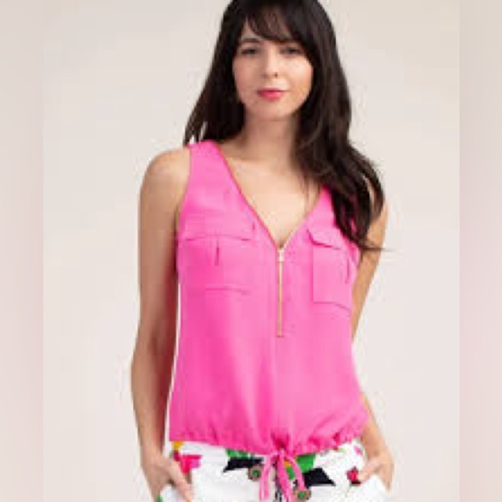 Trina Turk Karmandy Zippered Top